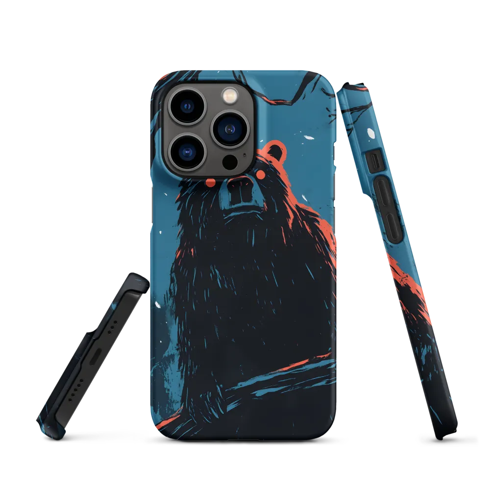 Eerie Majesty: A Bear in the Night