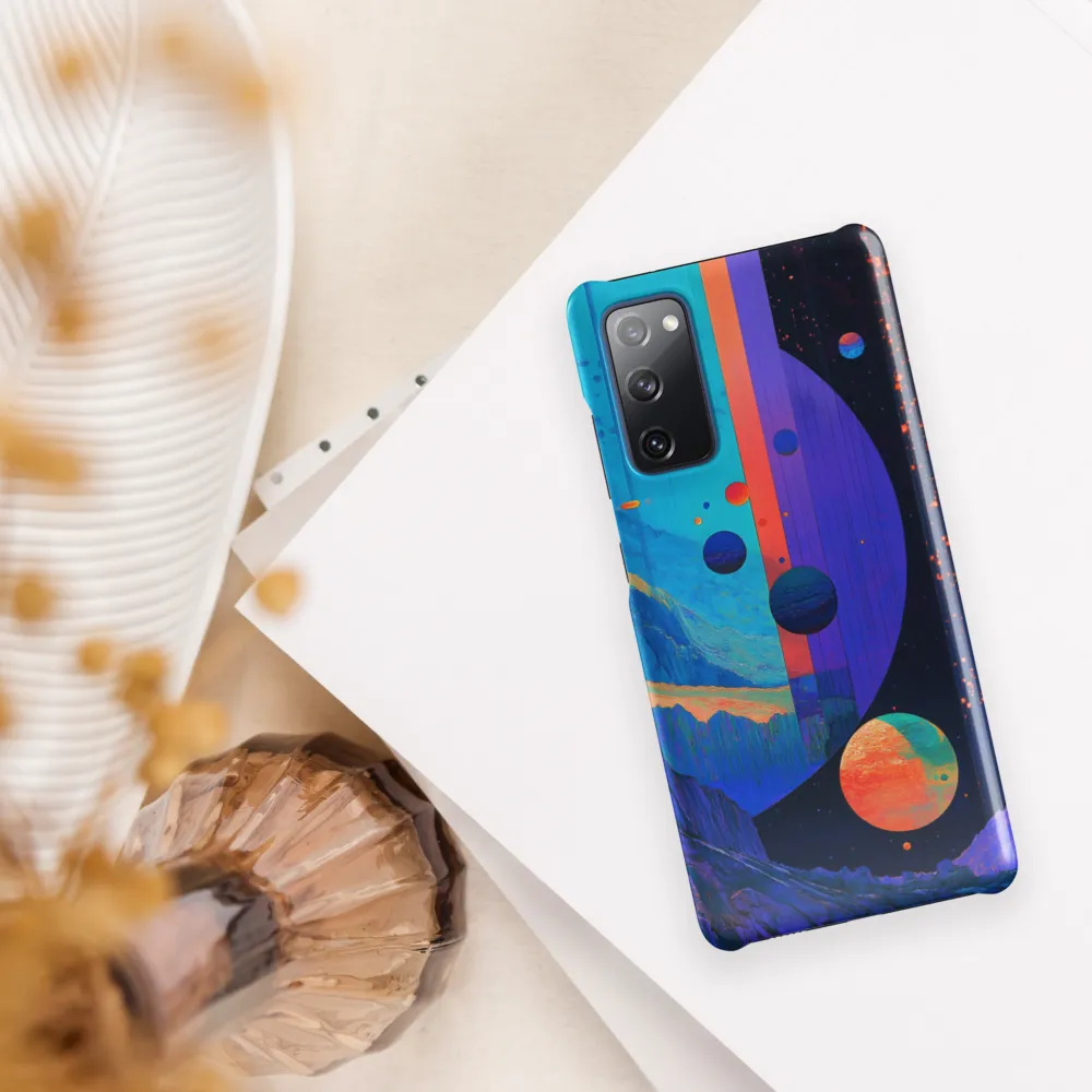 Celestial Harmony: A Surreal Exploration of Space | Phone Case |  S20 FE | Snap Case | Glossy