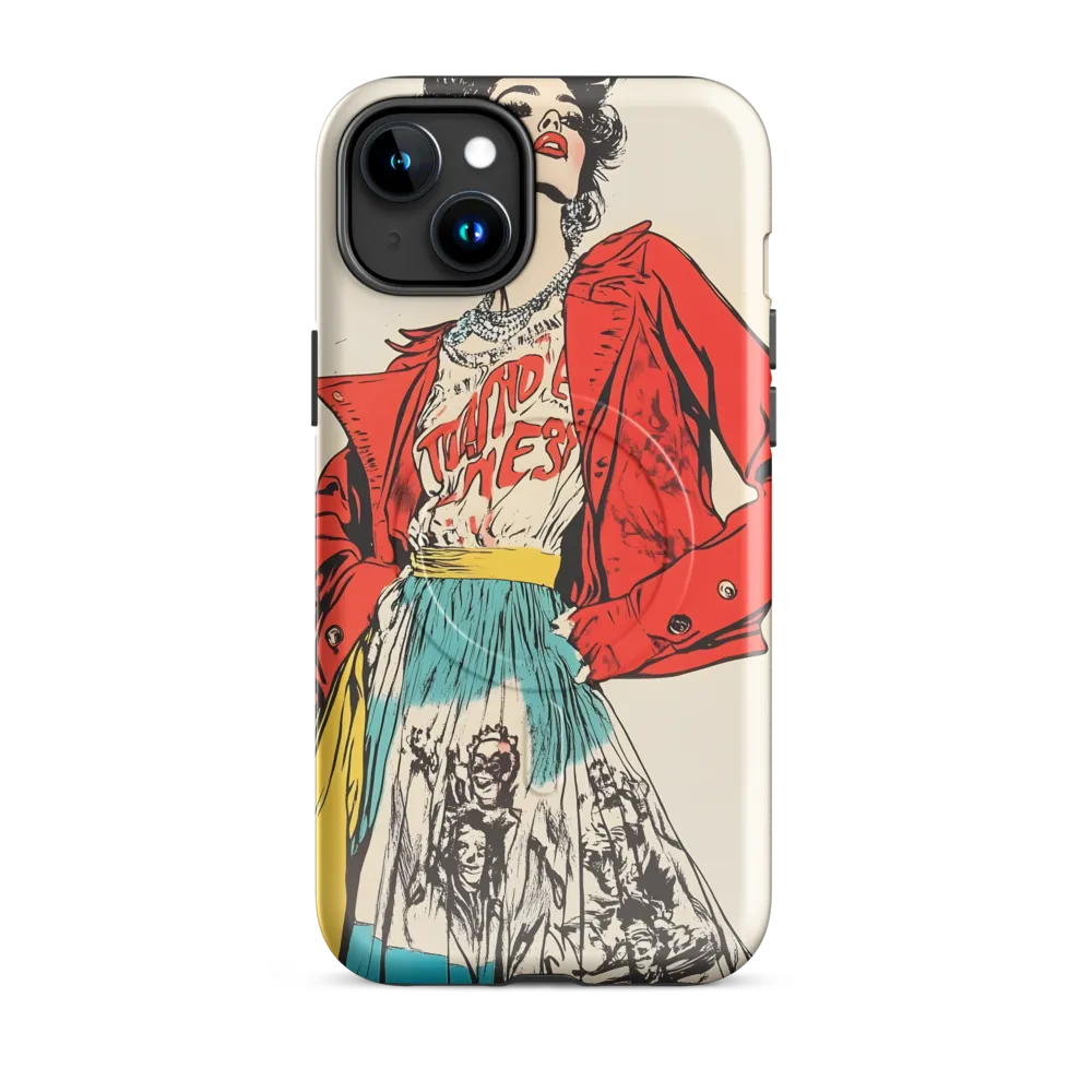 Vibrant Elegance: A Pop Art Fashion Statement