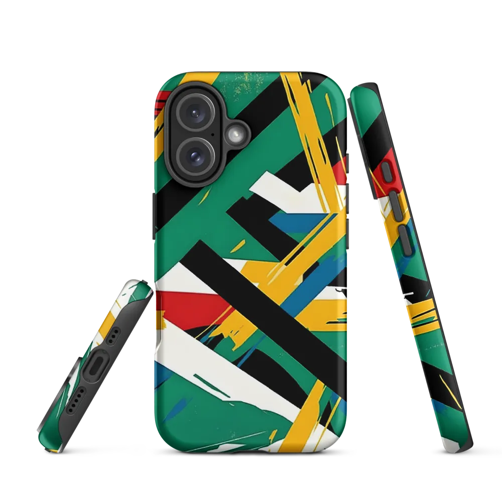 Dynamic Interplay of Colors | Phone Case |  16 | Tough Case | Matte