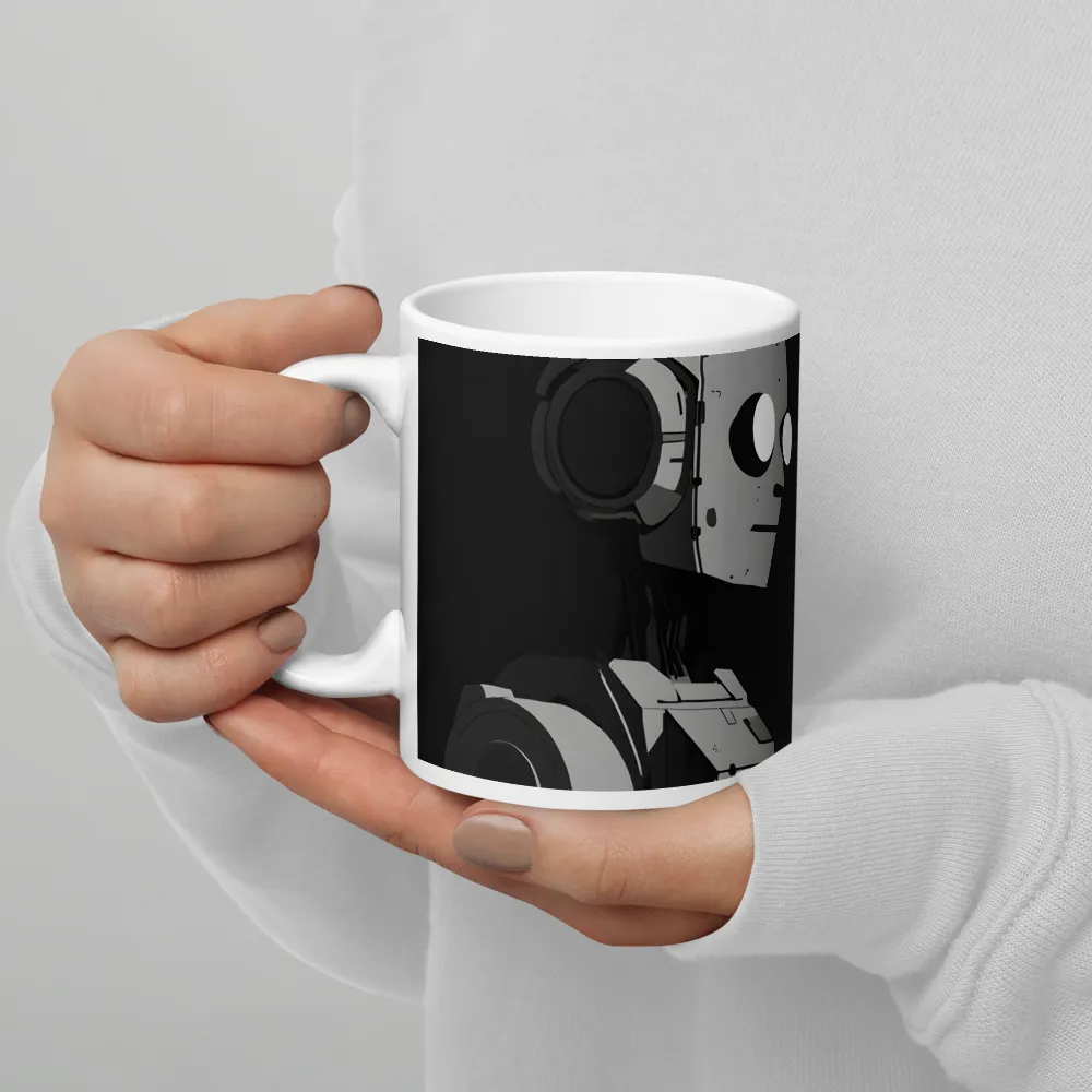 Curiosity in Shadows | Mug with White inside | 11 oz