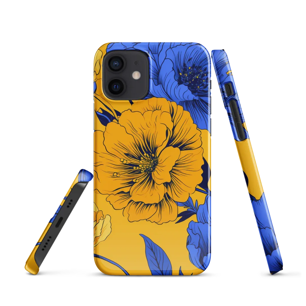 Vibrant Floral Harmony | Phone Case |  12 | Snap Case | Glossy