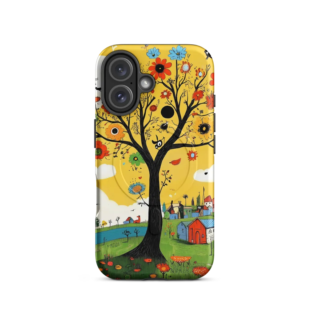 Whimsical Blooms of Life | Phone Case |  16 | MagSafe® Tough Case | Matte