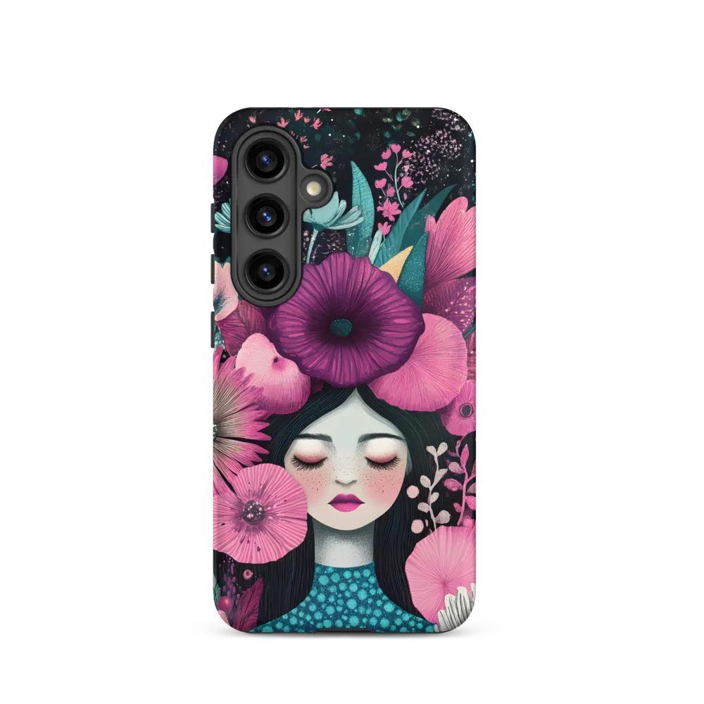 Blooming Serenity | Phone Case |  S24 | Tough Case | Matte