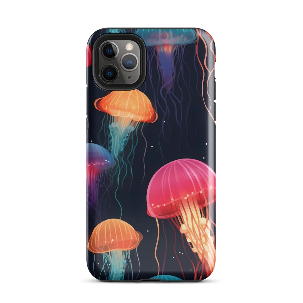 Ethereal Dance of Jellyfish | Phone Case |  11 Pro Max | Tough Case | Glossy