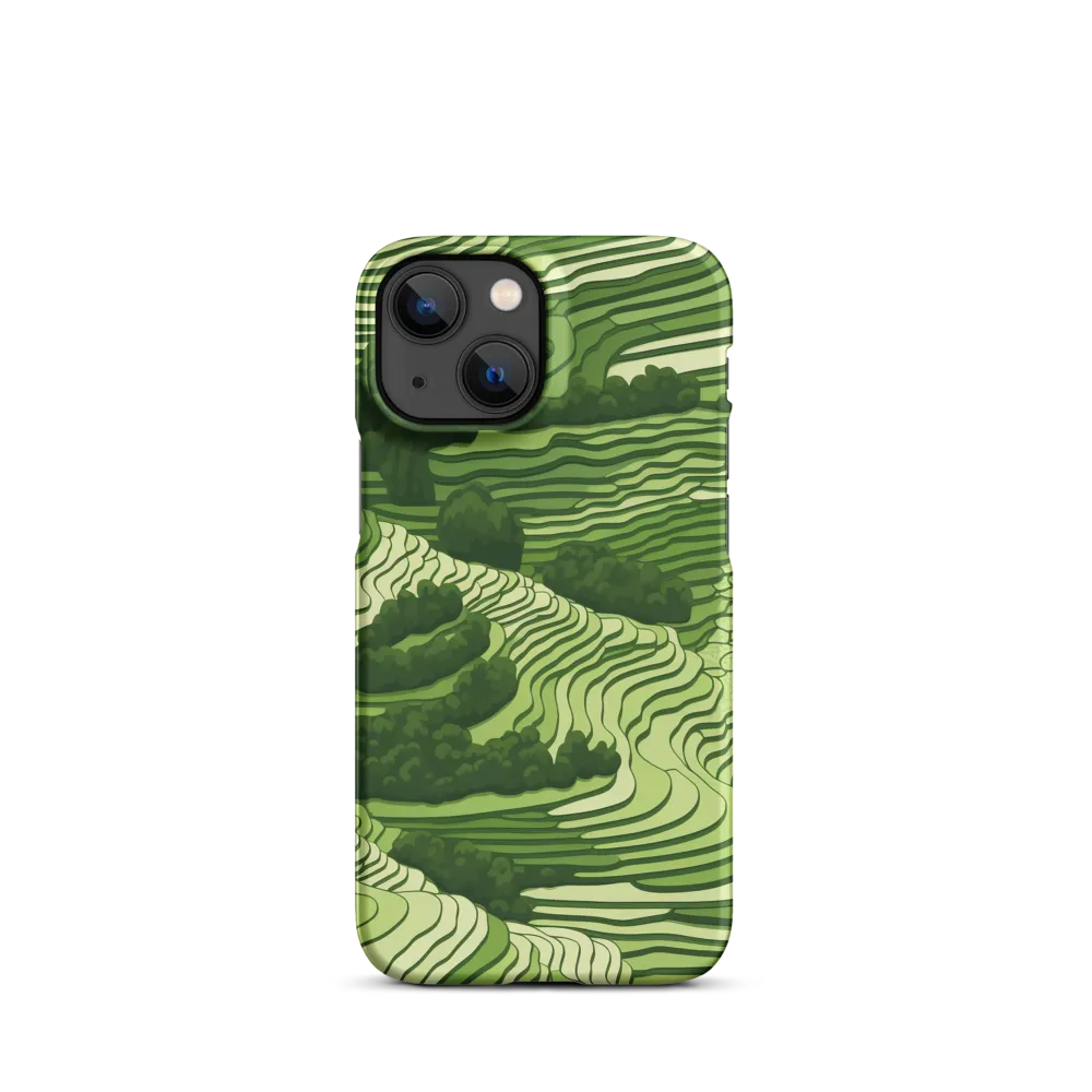 Waves of Green: An Abstract Landscape