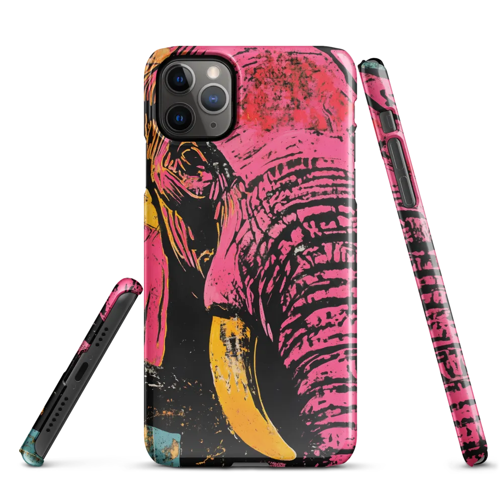 Bold Encounter: The Vibrant Elephant | Phone Case |  11 Pro Max | Snap Case | Glossy