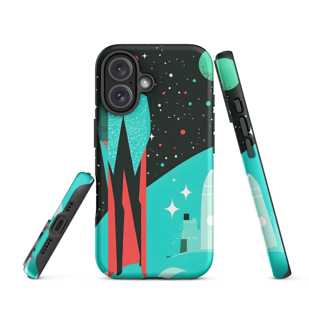 A Cosmic Explorer | Phone Case |  16 | Tough Case | Matte