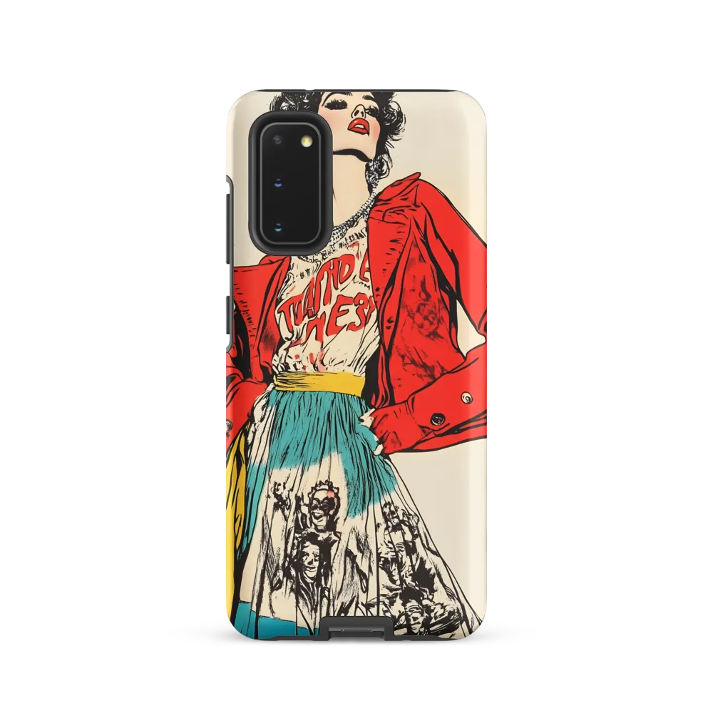 Vibrant Elegance: A Pop Art Fashion Statement