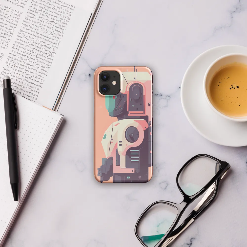 Futuristic Astronaut Bot | Phone Case |  12 Mini | Snap Case | Glossy