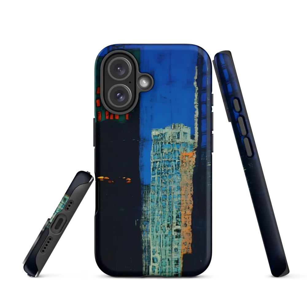 Urban Reflections: An Abstract Cityscape | Phone Case |  16 | Tough Case | Matte