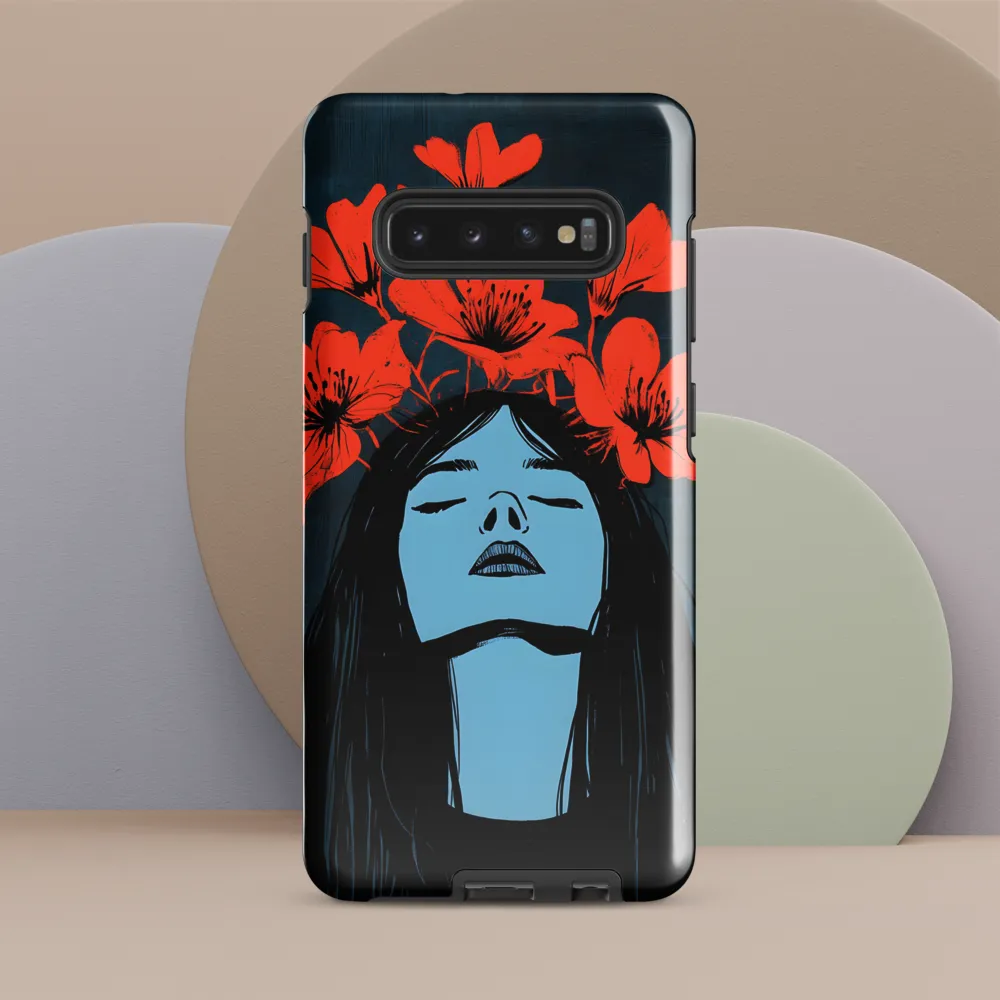 Crowned in Bloom | Phone Case |  S10 Plus | Tough Case | Glossy