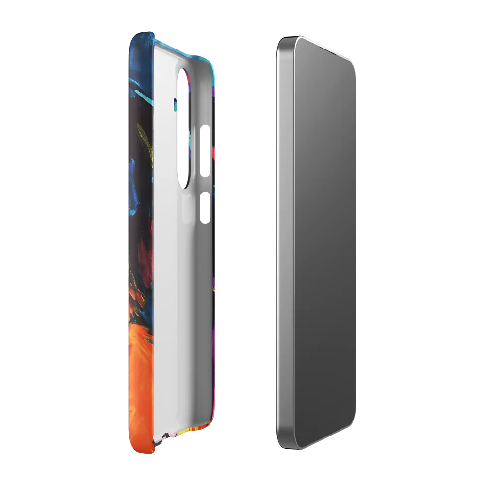 Vibrant Companions: An Expression of Canine Spirit | Phone Case |  S24 Plus | Snap Case | Matte