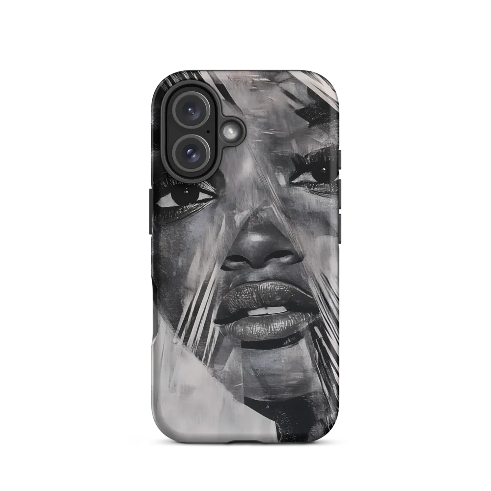 Fragmented Reflections: A Contemporary Portrait | Phone Case