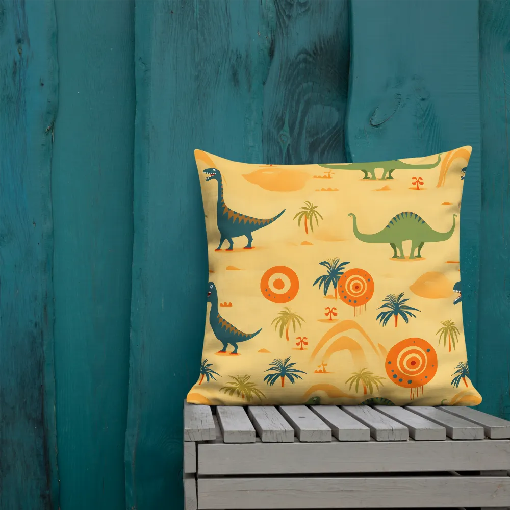 Prehistoric Playtime | Pillow & Pillow Case | Multiple Sizes