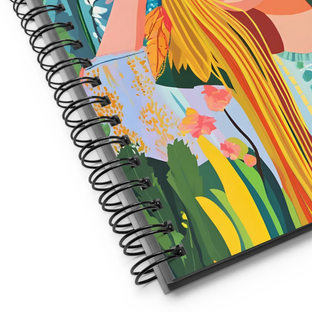 Blooming Serenity | Spiral Notebook