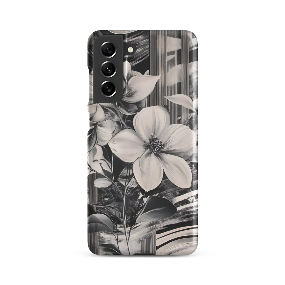 Ethereal Bloom: A Dance of Monochromes
