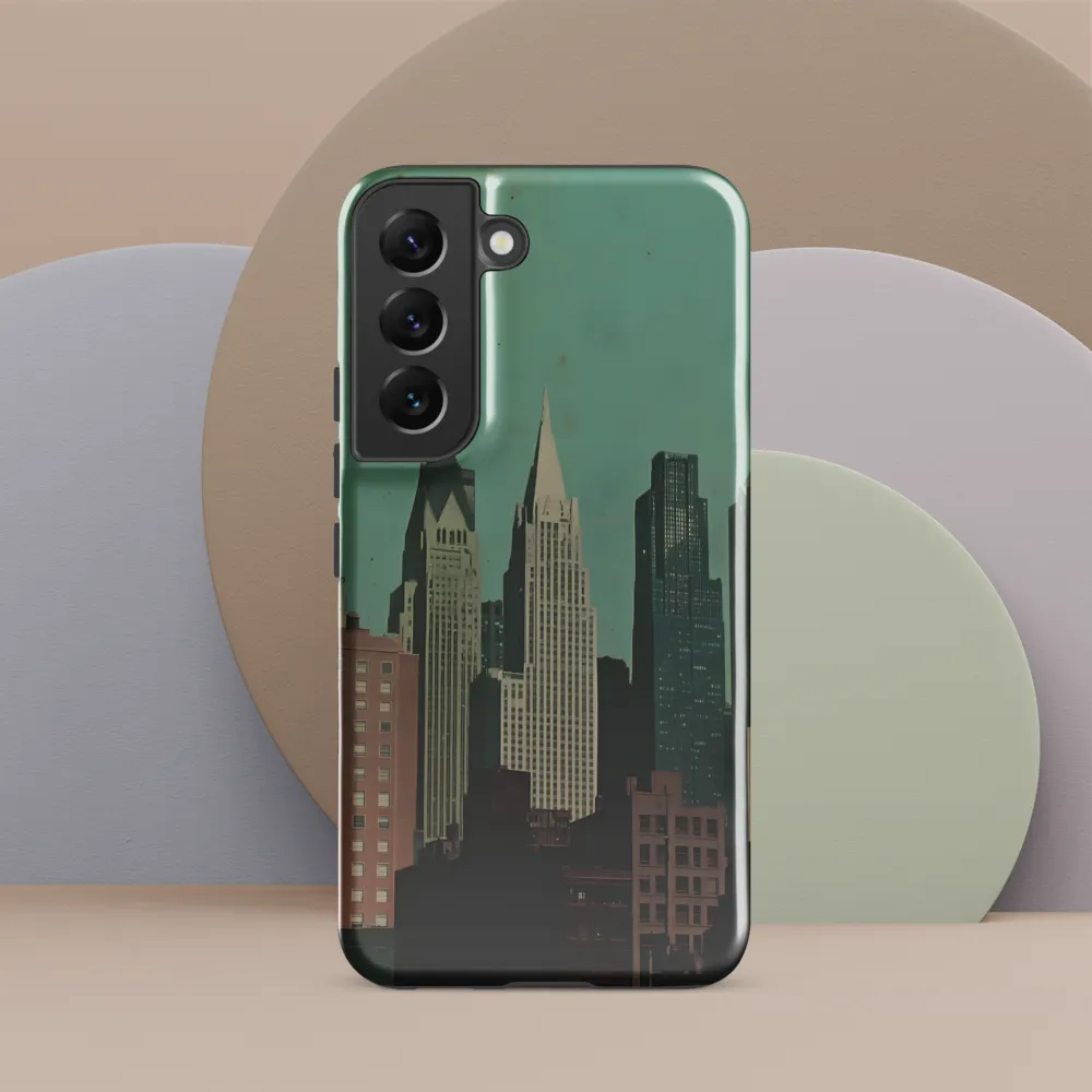 Urban Nostalgia: A Retro Cityscape