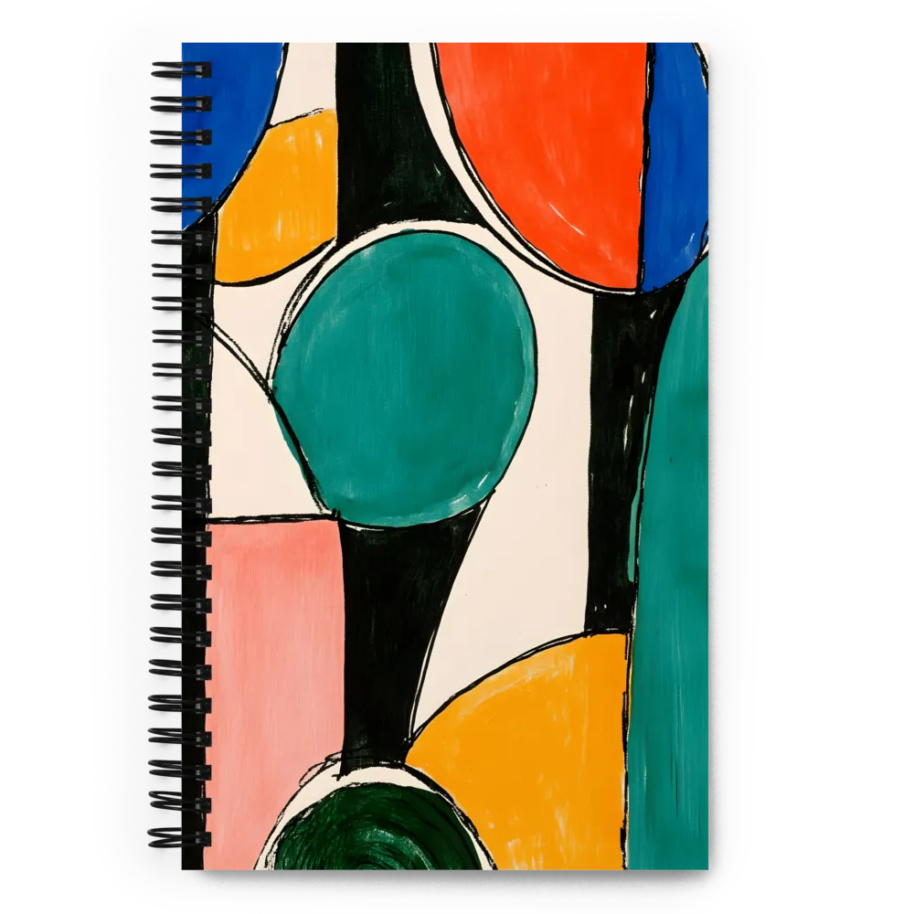 Harmony in Shapes | Spiral Notebook