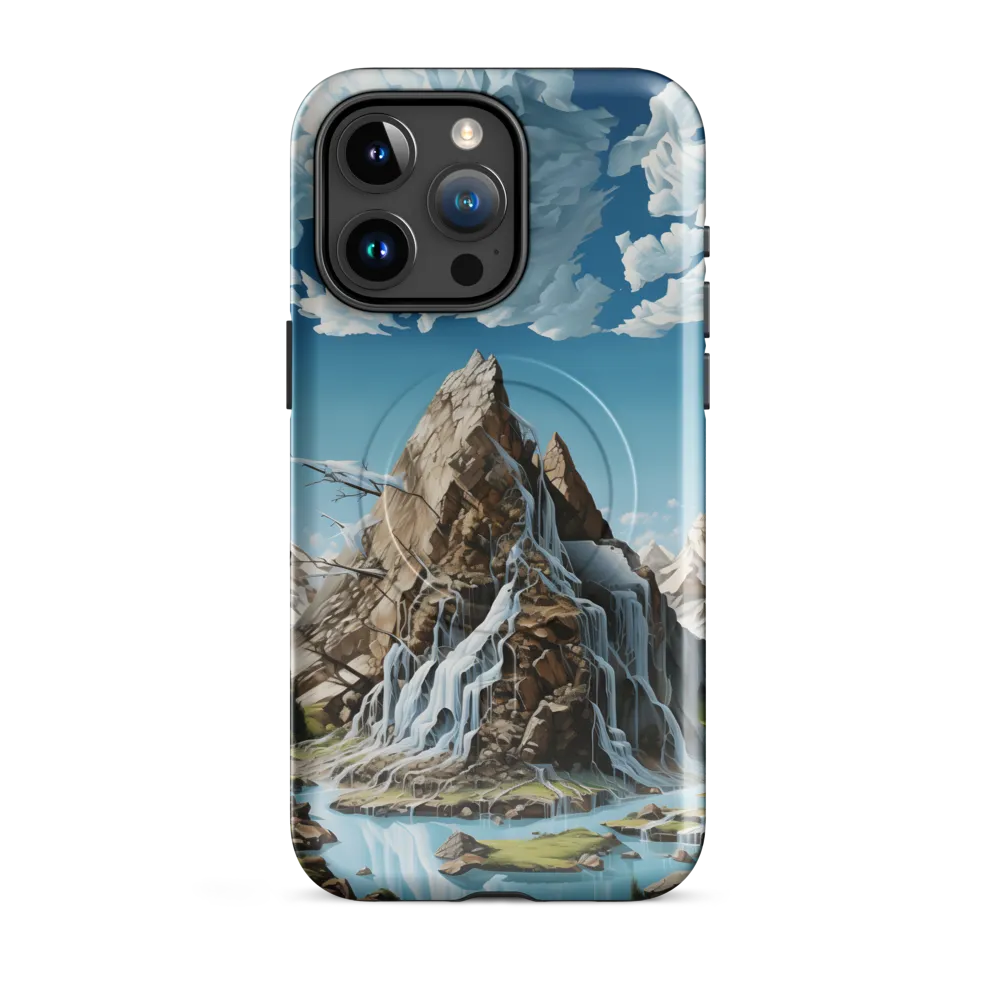 Majestic Cascade: A Mountain Masterpiece