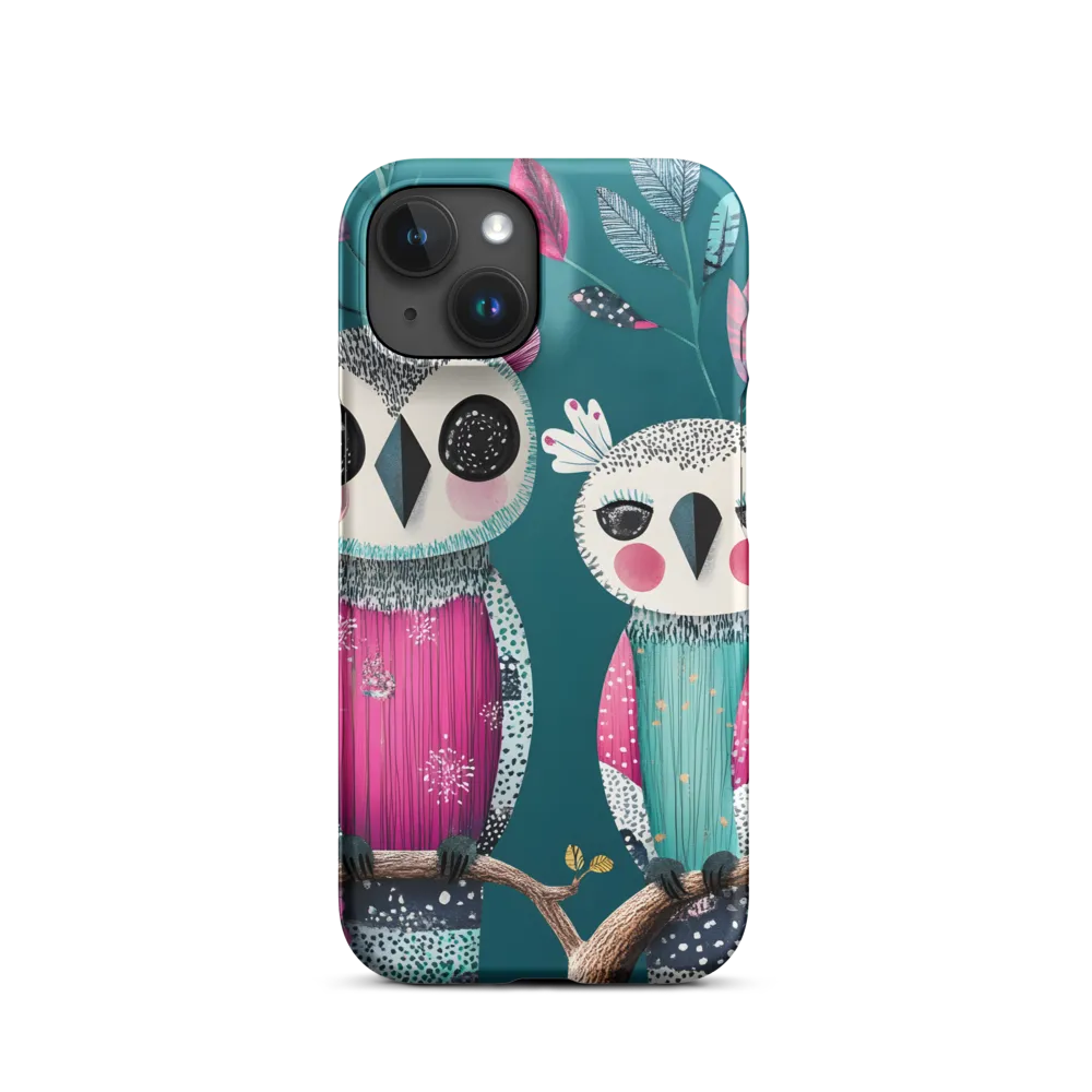 Whimsical Duo: A Celebration of Nature and Color | Phone Case |  15 | Snap Case | Matte