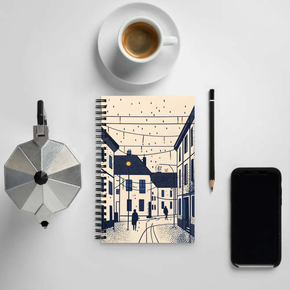 Serenade in Shades of Blue | Spiral Notebook