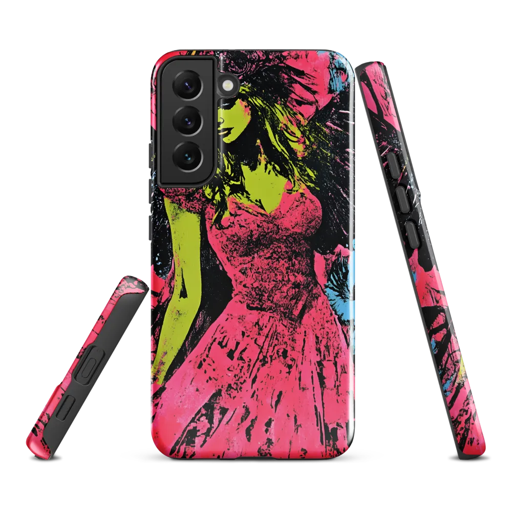 Mystical Angel in Neon Dreams | Phone Case |  S22 Plus | Tough Case | Glossy