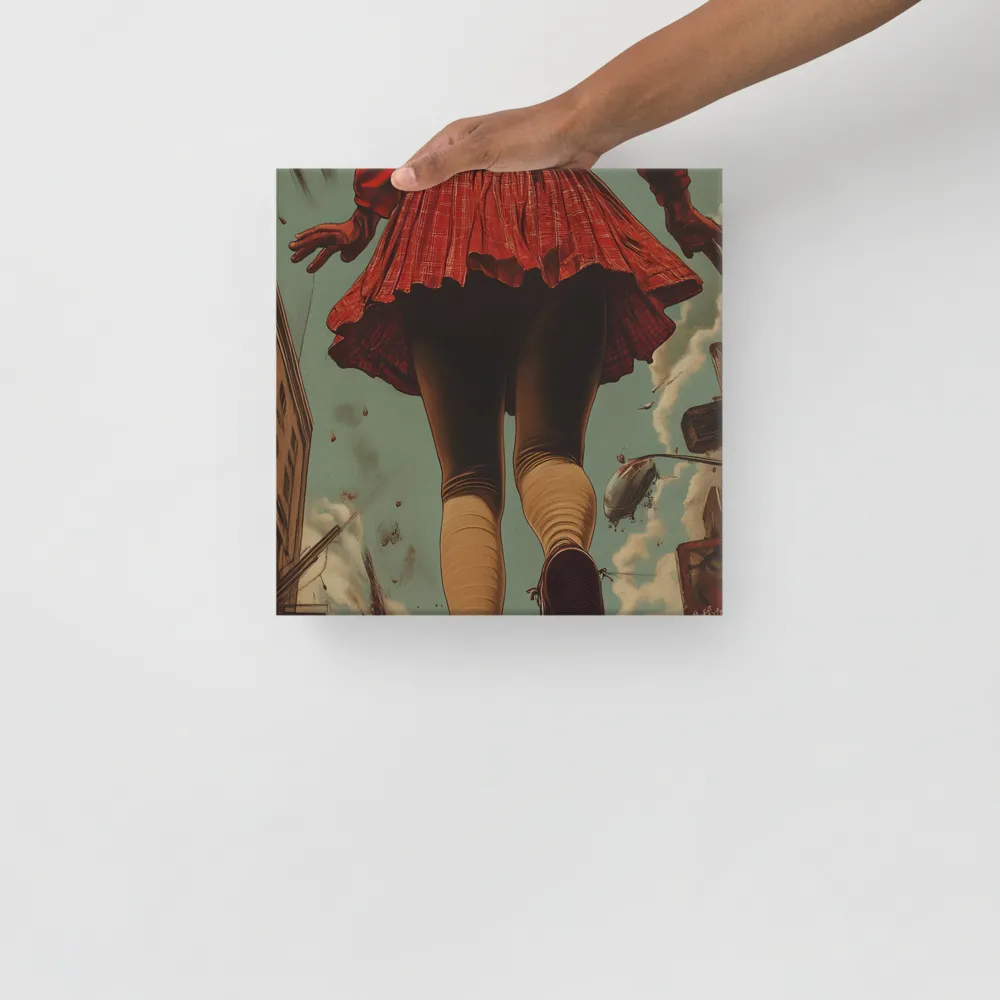 Flight of the Urban Dreamer | Canvas | 12″×12″
