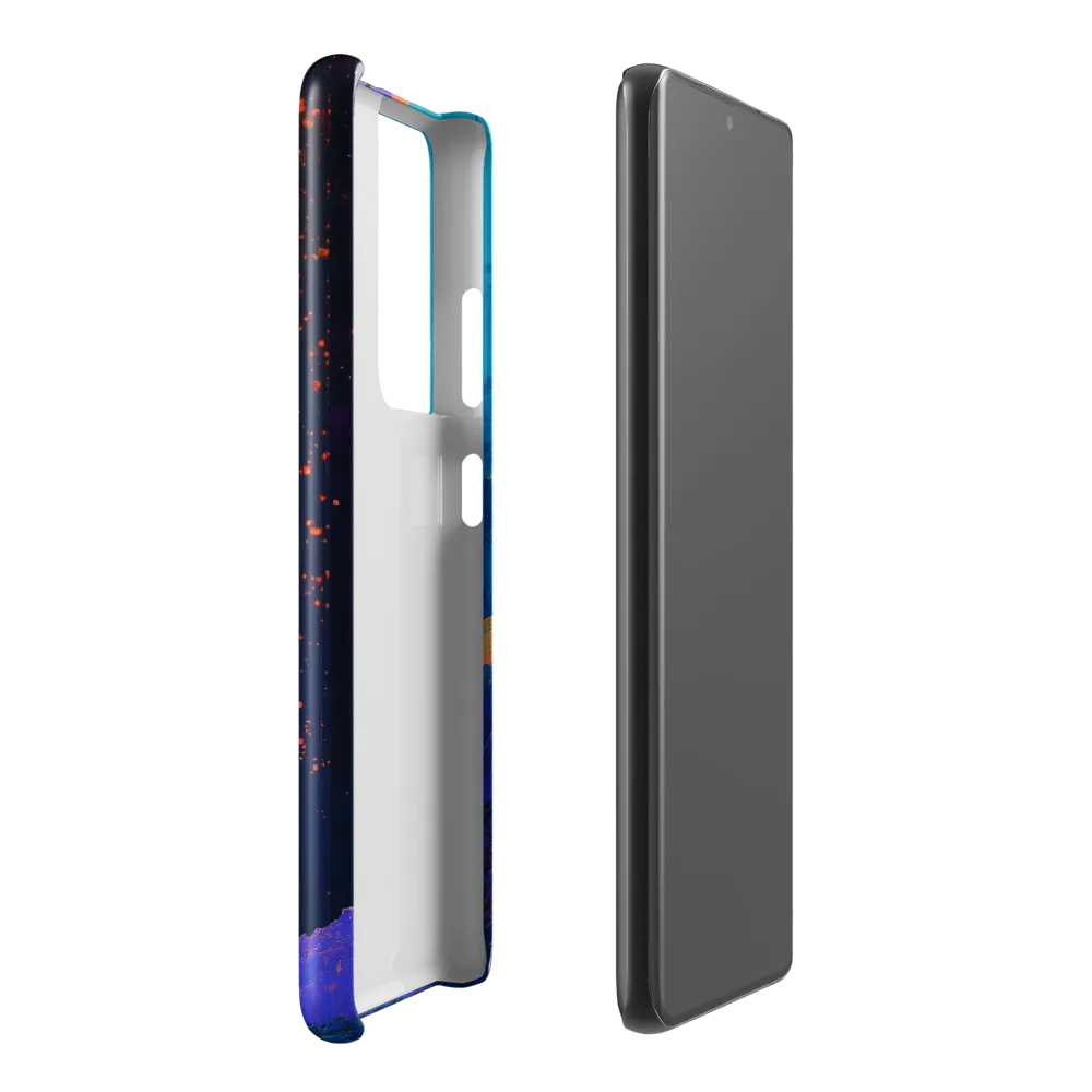 Celestial Harmony: A Surreal Exploration of Space | Phone Case |  S21 Ultra | Snap Case | Glossy