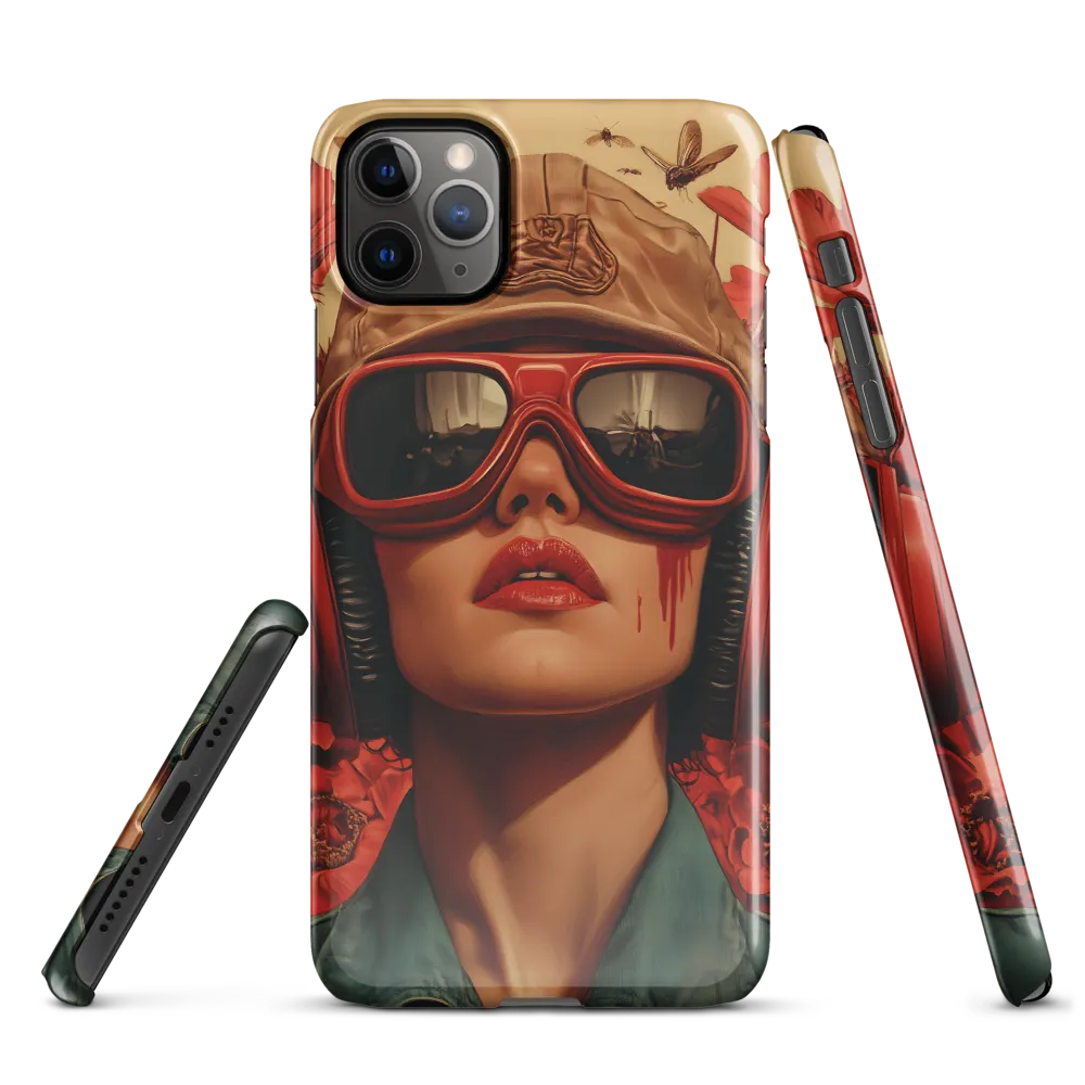 Defiant Portrait in a Floral Realm | Phone Case |  11 Pro Max | Snap Case | Glossy