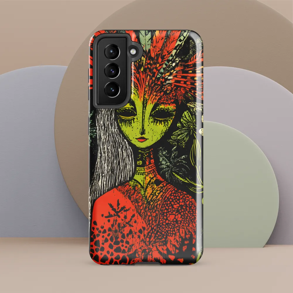 Mystical Flora: A Surreal Portrait