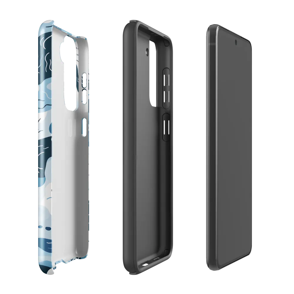 Flowing Waters: An Abstract Journey | Phone Case |  S21 FE | Tough Case | Glossy