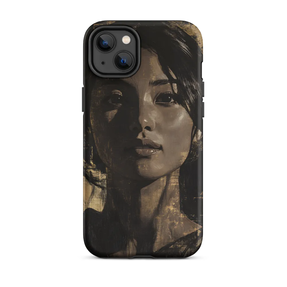 Golden Gaze: A Contemporary Portrait