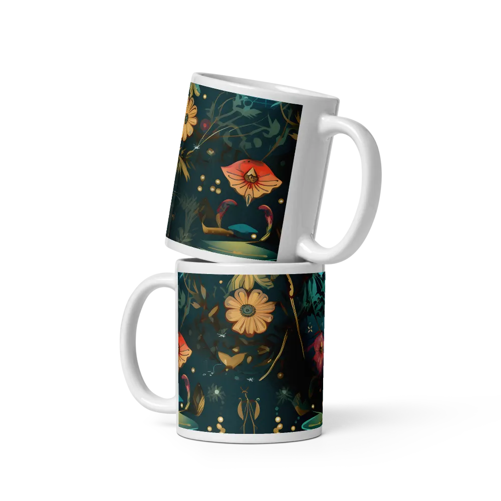 Whimsy in Flora: An Art Nouveau Journey | Mugs | Multiple Sizes & Colors