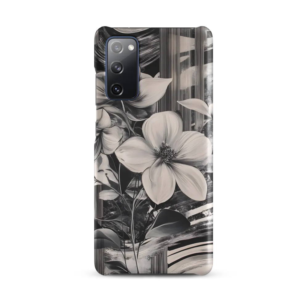 Ethereal Bloom: A Dance of Monochromes