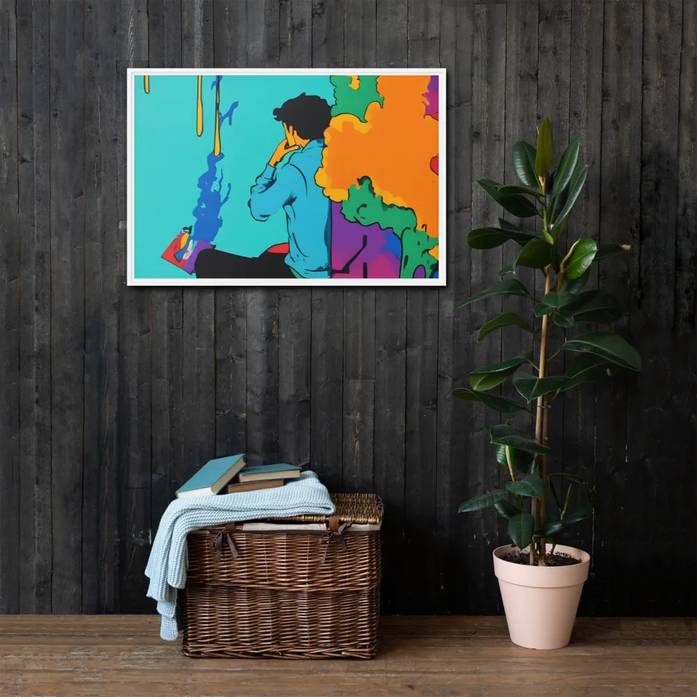 The Artist Within | Canvas with White Frame | 24″×36″