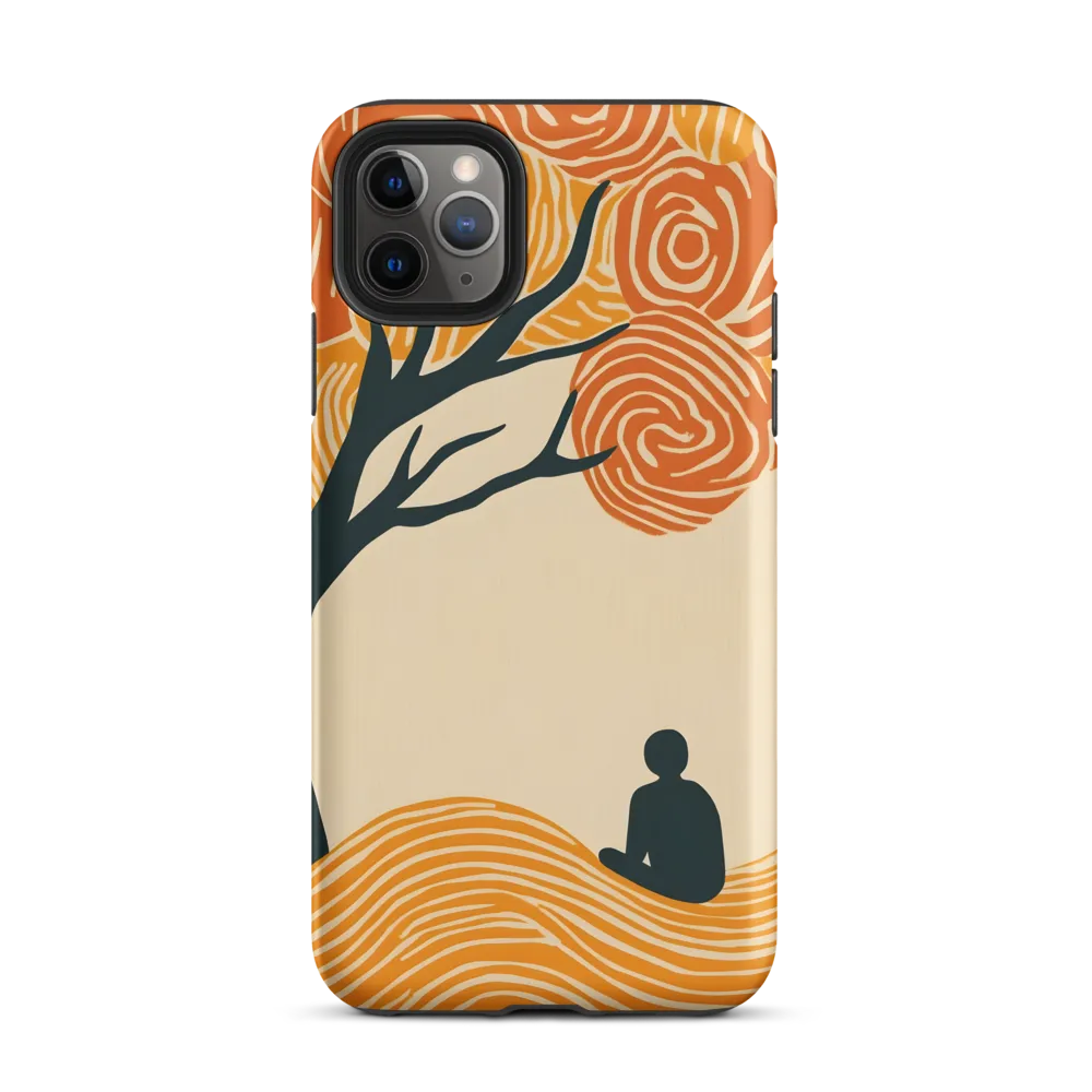 Silent Reflections under Swirling Leaves