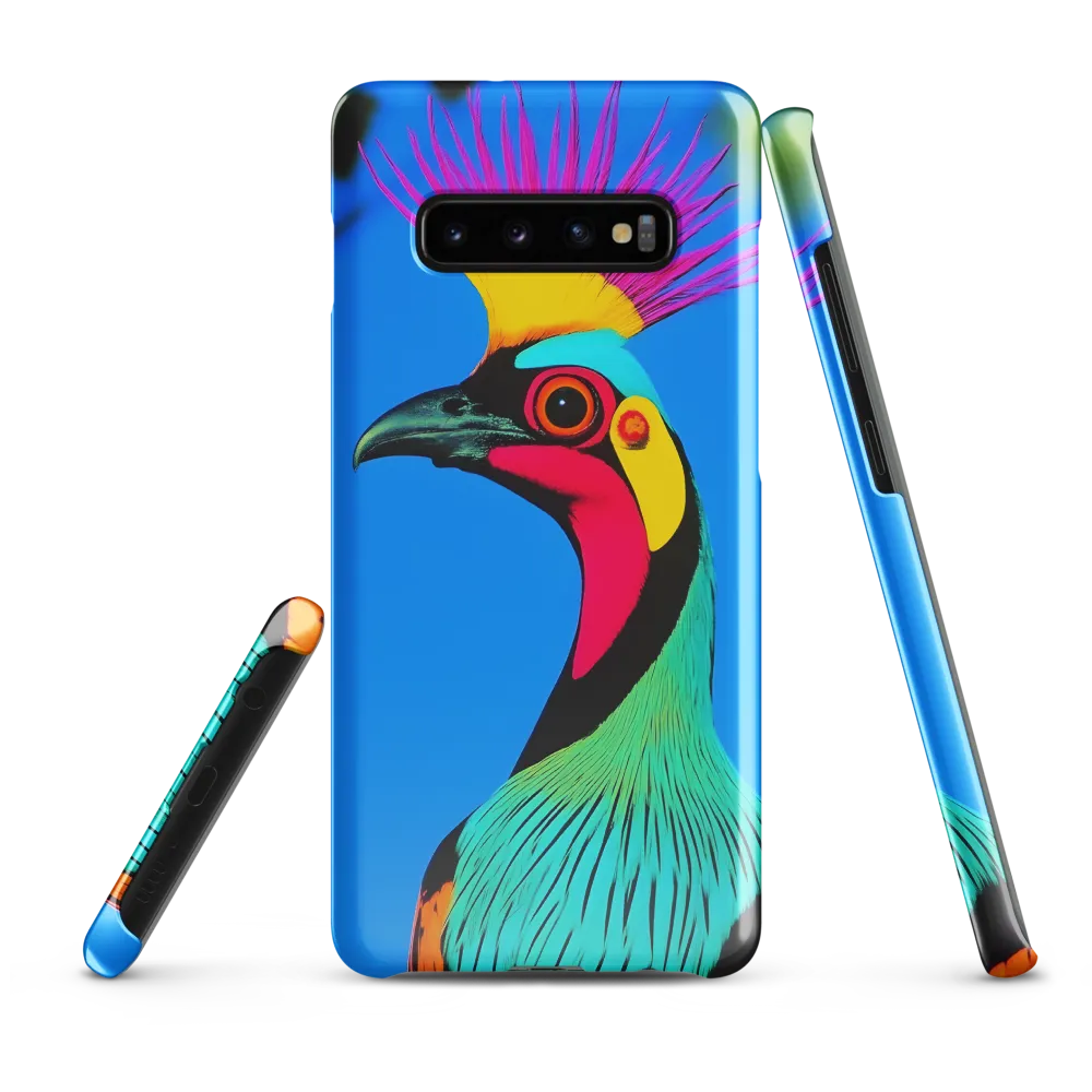 Whimsical Avian Portrait | Phone Case |  S10 Plus | Snap Case | Glossy