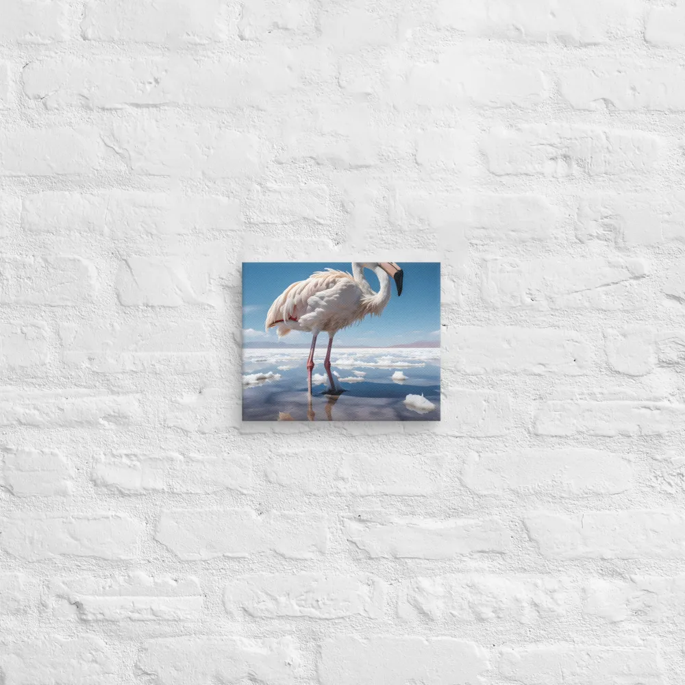 Graceful Solitude of a Flamingo