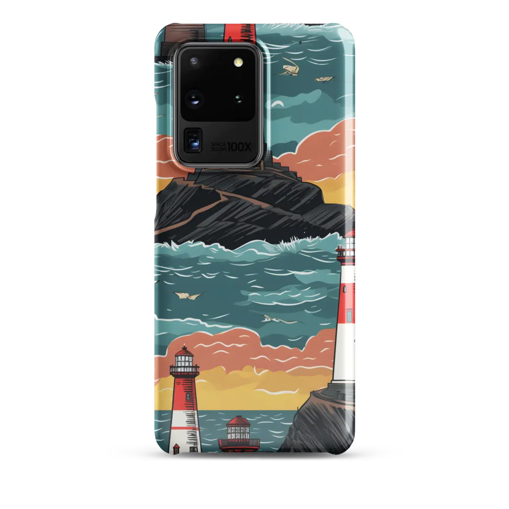 Lighthouses in a Whimsical Ocean