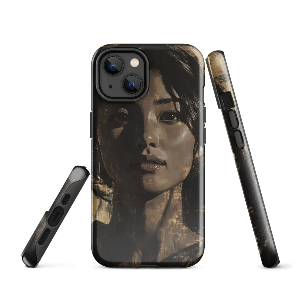 Golden Gaze: A Contemporary Portrait