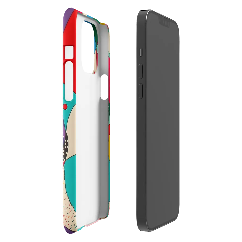 Playful Geometry in Color | Phone Case |  13 Pro Max | Snap Case | Glossy