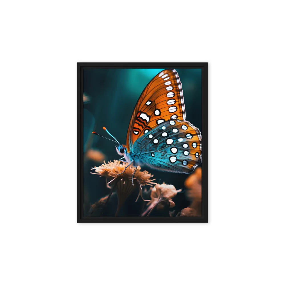 Whispers of Color: The Butterfly's Embrace