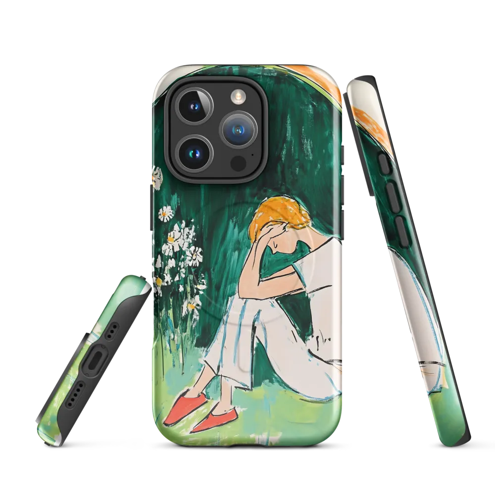 Silent Sorrow | Phone Case |  16 Pro | MagSafe® Tough Case | Glossy