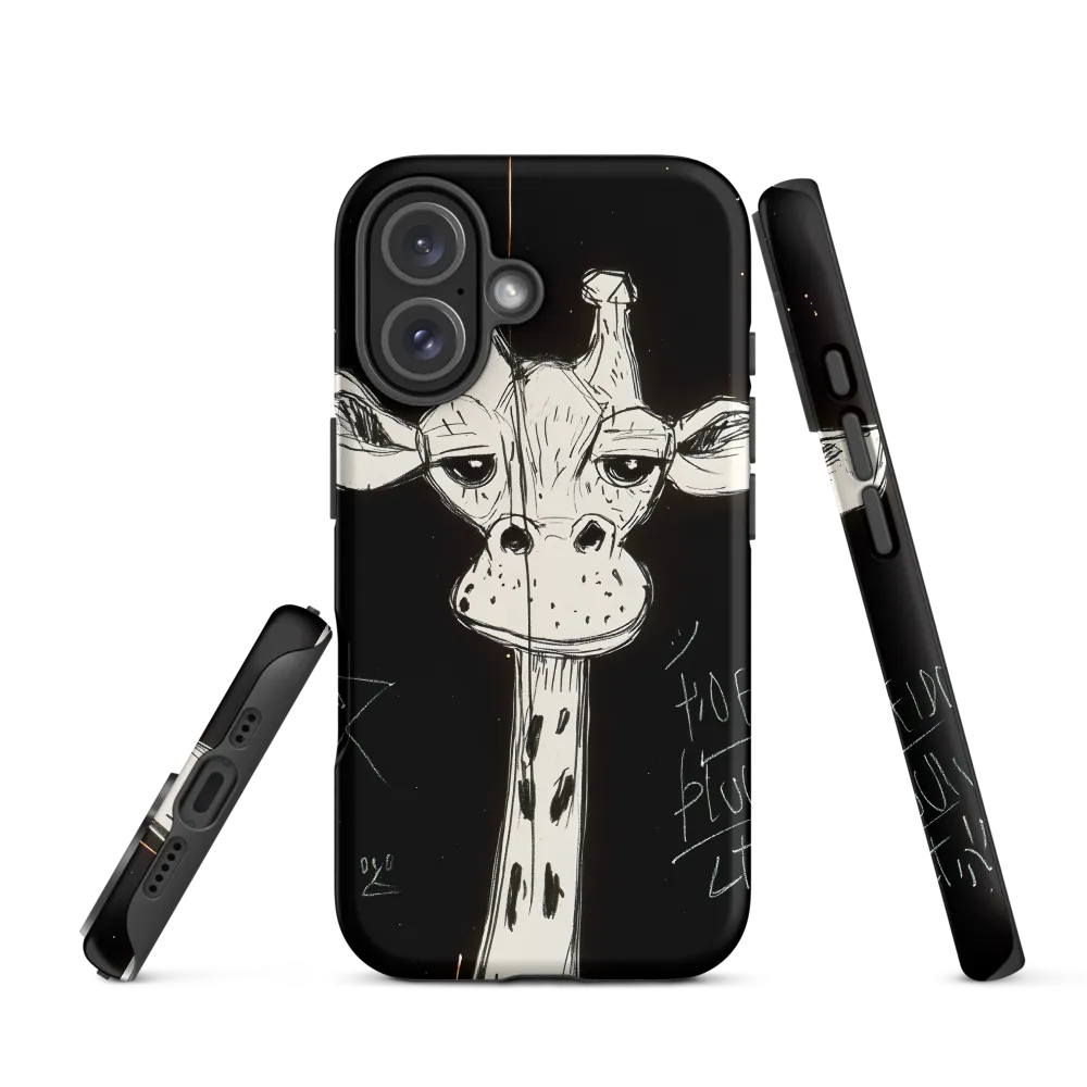 Whimsical Giraffe in Ink | Phone Case