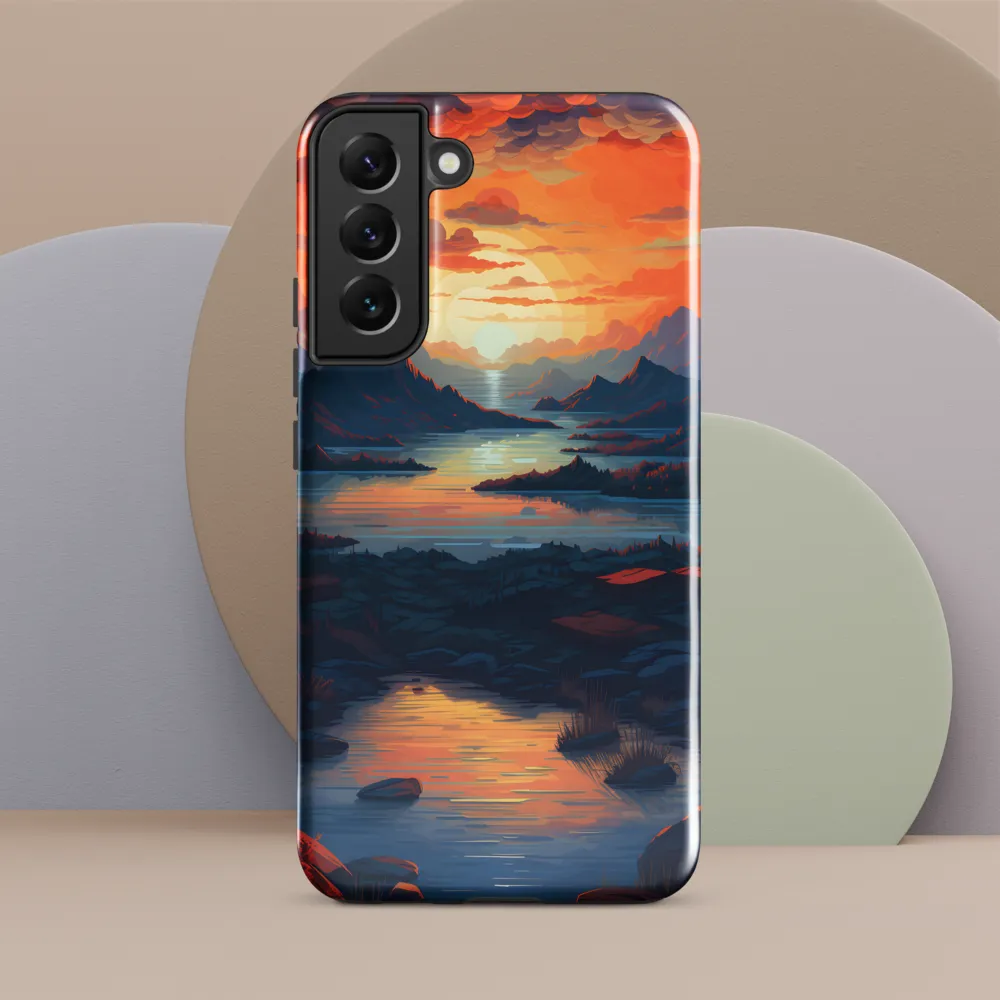 Ethereal Evening: A Digital Dusk
