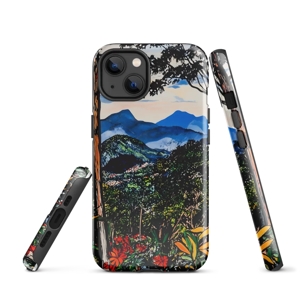 Framed Valley: Blue Ridges and Tropical Understory