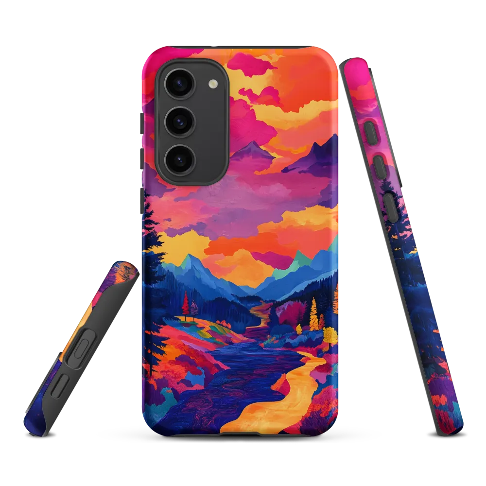 Radiant Serenity: A Surreal Landscape | Phone Case |  S23 Plus | Tough Case | Matte