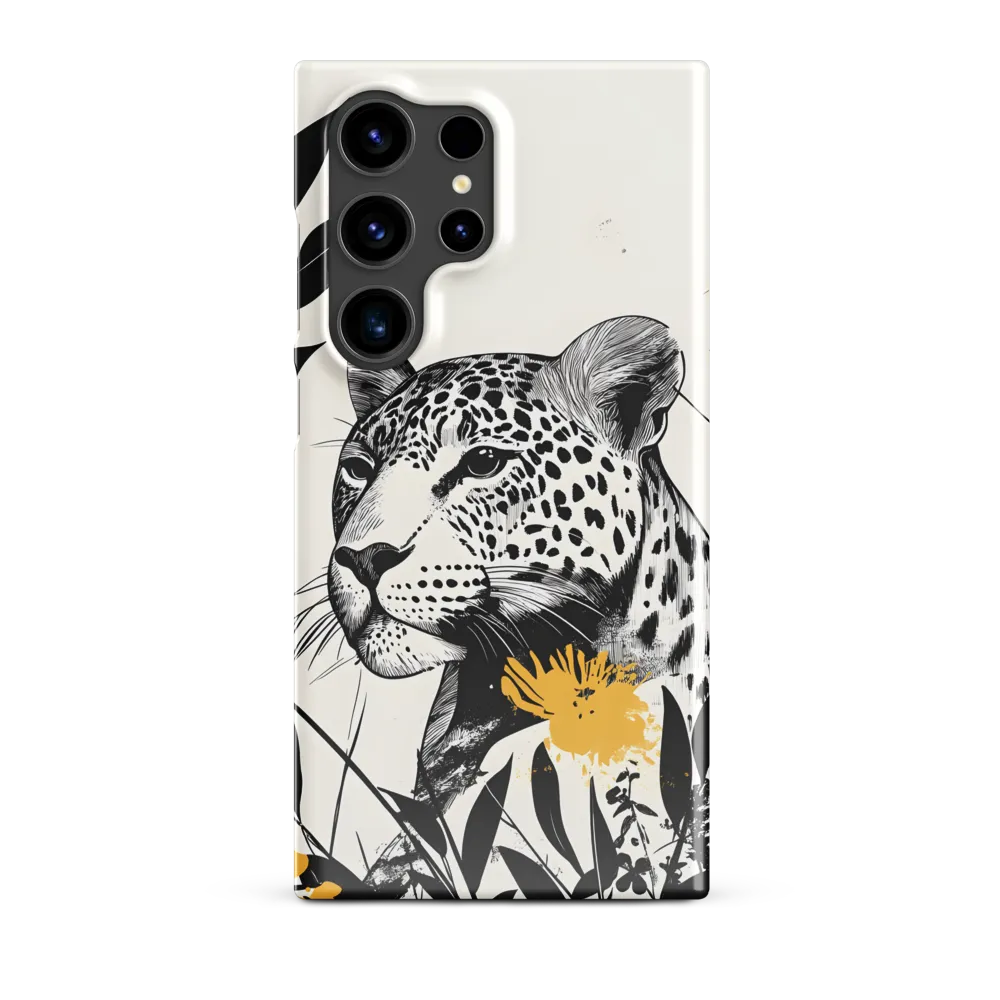 Majestic Leopard Amongst Flora