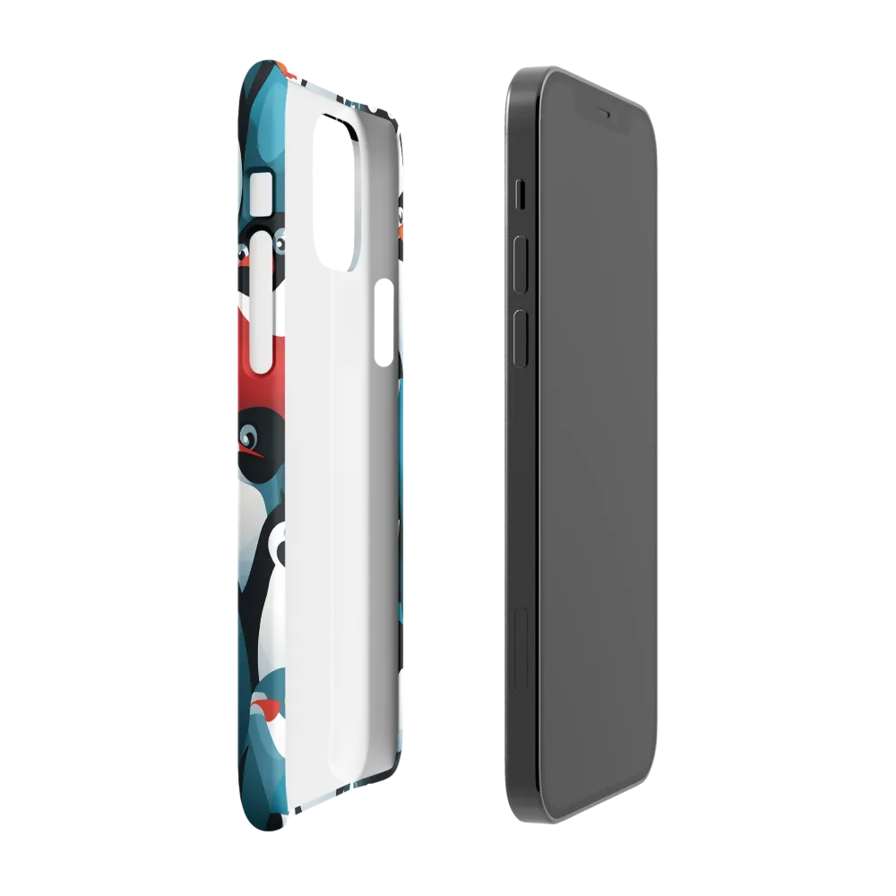 Penguin Parade | Phone Case |  12 | Snap Case | Matte